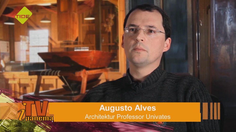 Arugusto Alves Architektur Professor Univates spricht ueber das Brot Museum