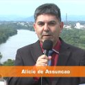 Alicio de Assuncao, exclusiv Reporter Tv Ipanema in Suedbrasilien berichtet ueber den Wahlergebnisse nach dem Impeachtment in Brasilien